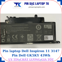 Pin Dell Inspiron 11 3147 Pin Dell GK5KY 43Wh