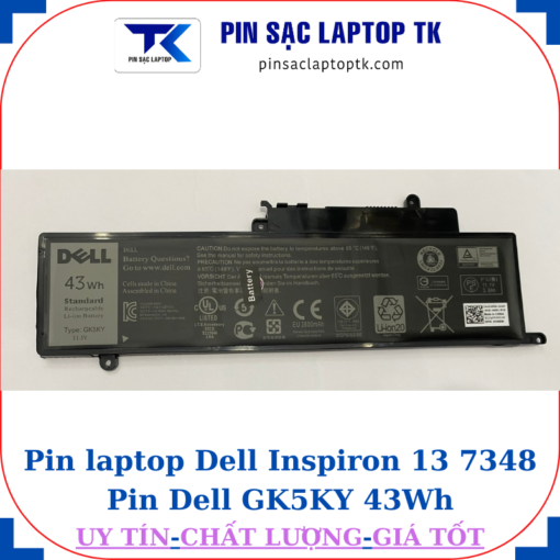 Pin Dell Inspiron 13 7348 Pin Dell GK5KY 43Wh