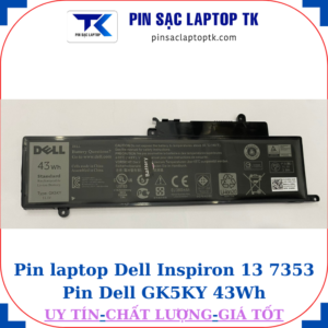 Pin Dell Inspiron 13 7353 Pin Dell GK5KY 43Wh