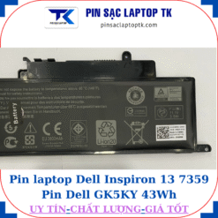 Pin Dell Inspiron 13 7359 Pin Dell GK5KY 43Wh
