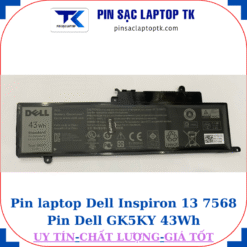 Pin Dell Inspiron 13 7568 Pin Dell GK5KY 43Wh