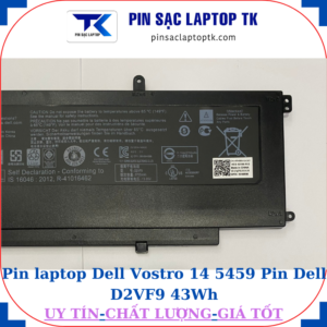Pin Dell Vostro 14 5459 Pin Dell D2VF9 43Wh
