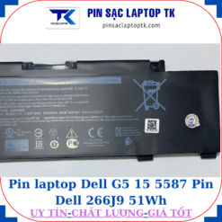 Pin Dell G5 15 5587 Pin Dell 266J9 51Wh