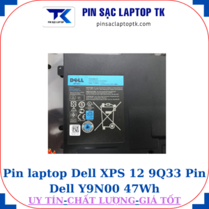 Pin Dell XPS 12 9Q33 Pin Dell Y9N00 47Wh