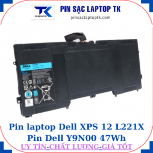 Pin Dell XPS 12 L221X Pin Dell Y9N00 47Wh