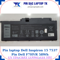 Pin Dell Inspiron 15 7537 Pin Dell F7HVR 58Wh