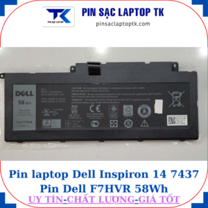 Pin Dell Inspiron 14 7437 Pin Dell F7HVR 58Wh