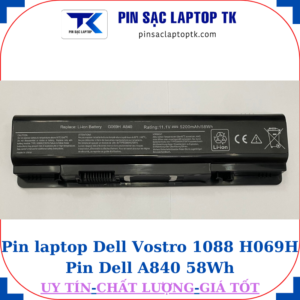 Pin Dell Vostro 1088 H069H Pin Dell A840 58Wh