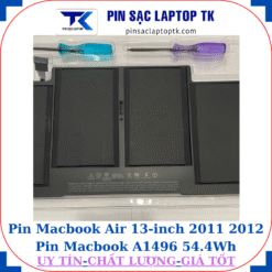 Pin Macbook Air 13 inch 2011 2012 Pin Macbook A1496-54.4Wh