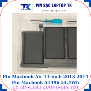 Pin Macbook Air 13 inch 2013 2014 Pin Macbook A1496-54.4Wh