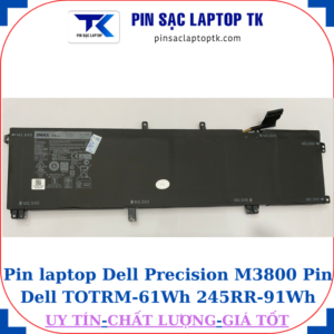 Pin Dell Precision M3800 Pin Dell TOTRM-61Wh 245RR-91Wh