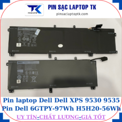Pin Dell Dell XPS 9530 9535 Pin Dell TOTRM-61Wh 245RR-91Wh