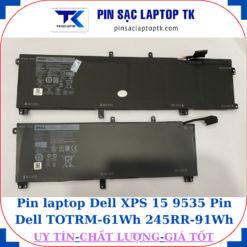 Pin Dell Dell XPS 15 9535 Pin Dell TOTRM-61Wh 245RR-91Wh