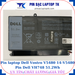 Pin Dell Vostro V5480 14-V5480 Pin Dell VH748 51.2Wh