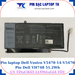 Pin Dell Vostro V5470 14-V5470 Pin Dell VH748 51.2Wh