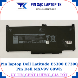Pin Dell Latitude E5300 E7300 Pin Dell MXV9V 60Wh