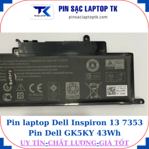 Pin Dell Inspiron 13 7353 Pin Dell GK5KY 43Wh