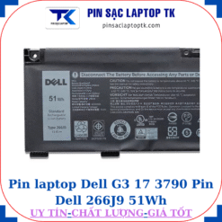 Pin Dell G3 17 3790 Pin Dell 266J9 51Wh