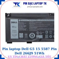 Pin Dell G5 15 5587 Pin Dell 266J9 51Wh