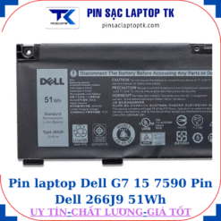 Pin Dell G7 15 7590 Pin Dell 266J9 51Wh