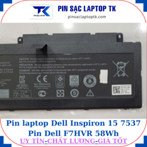 Pin Dell Inspiron 15 7537 Pin Dell F7HVR 58Wh