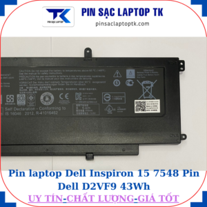Pin Dell Inspiron 15 7548 Pin Dell D2VF9 43Wh