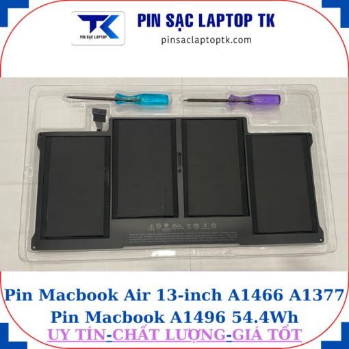 Pin Macbook Air 13 inch A1466 A1377 Pin Macbook A1496-54.4Wh