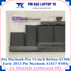 Pin Macbook Pro 15-inch Retina A1398 Early 2013 Pin Macbook A1417 95Wh