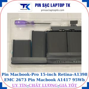 Pin Macbook Pro 15-inch Retina A1398 EMC 2673 Pin Macbook A1417 95Wh