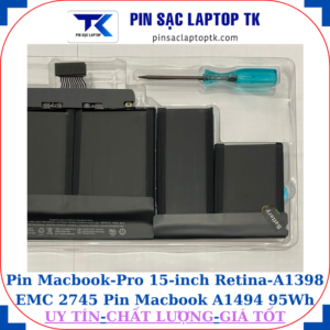 Pin Macbook Pro 15-inch Retina A1398 EMC 2745 Pin Macbook A1494 95Wh