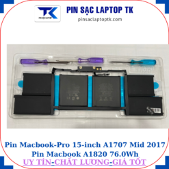 Pin Macbook Pro 15 inch A1707 Mid 2017 Pin Macbook A1820 76.0Wh