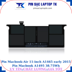 Pin Macbook Air 11 inch A1465 early 2015 Pin Macbook A1495 38.75Wh
