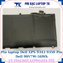 Pin Dell XPS 9343 9350 Pin Dell 90V7W-56Wh