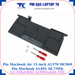 Pin Macbook Air 11 inch A1370 MC969 Pin Macbook A1495 38.75Wh