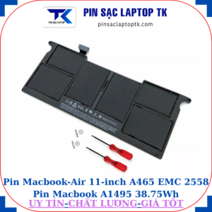 Pin Macbook Air 11 inch A465 EMC 2558 Pin Macbook A1495 38.75Wh
