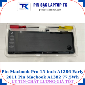 Pin Macbook Pro 15 inch A1286 Early 2011 Pin Macbook A1382 77.5Wh