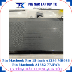 Pin Macbook Pro 15 inch A1286 MB986 Pin Macbook A1382 77.5Wh