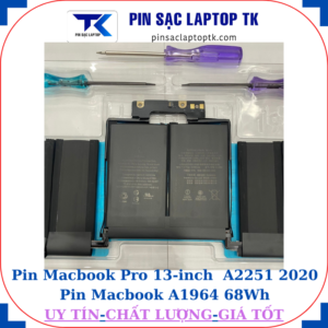 Pin Macbook Pro 13 inch A2251 2020 Pin Macbook A1964 68Wh