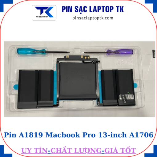 Pin A1819 dùng Macbook Pro 13 inch A1706