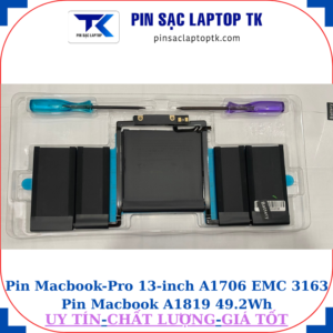 Pin Macbook Pro 13 inch A1706 EMC 3163 Pin Macbook A1819 49.2Wh