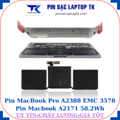 Pin MacBook-Pro 13 inch A2388 EMC 3578 Pin Macbook A2171 58.2Wh