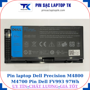 Pin Dell Precision M4800 M4700 Pin Dell FV993 97Wh