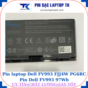 Pin Dell FV993 FJJ4W PG6RC Pin Dell FV993 97Wh