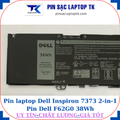 Pin Dell Inspiron 7373 2-in-1 Pin Dell F62G0 38Wh