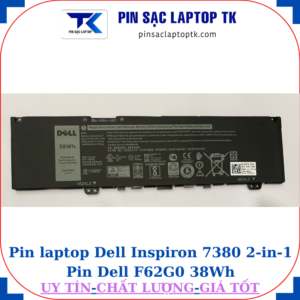 Pin Dell Inspiron 7380 2-in-1 Pin Dell F62G0 38Wh