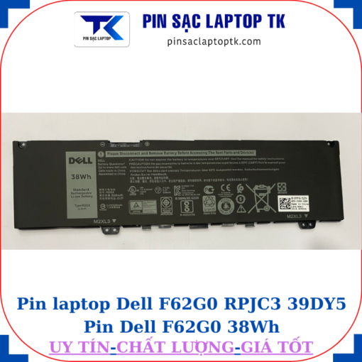 Pin Dell F62G0 RPJC3 39DY5 Pin Dell F62G0 38Wh