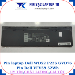 Pin Dell WD52 P22S GVD76 Pin Dell VFV59 52Wh