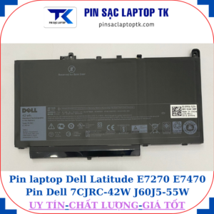 Pin Dell Latitude E7270 E7470 Pin Dell 7CJRC-42W J60J5-55W