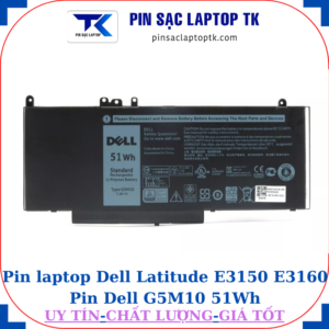 Pin Dell Latitude E3150 E3160 Pin Dell G5M10 51Wh