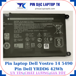 Pin Dell Vostro 14 5490 Pin Dell YRDD6 42Wh